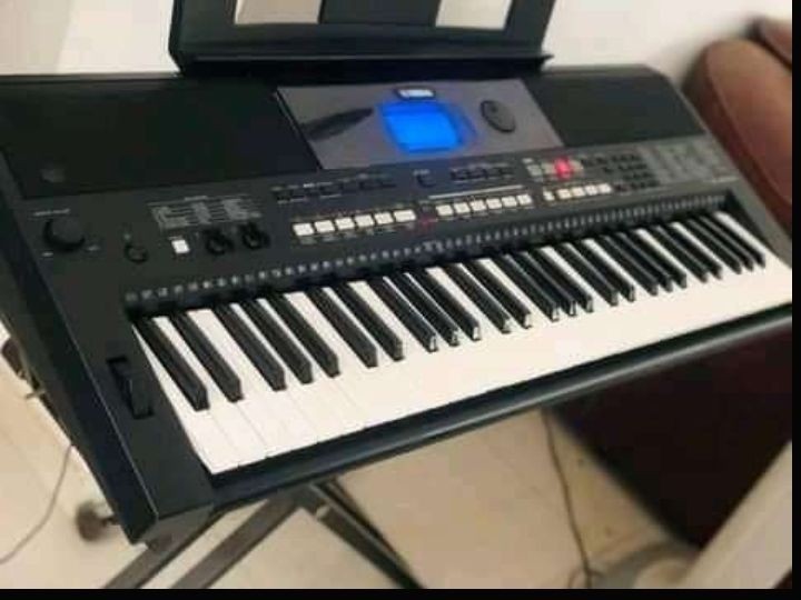 keyboard instrument with a stand