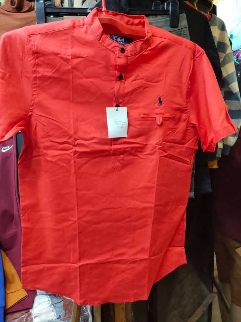 golf t-shirts and short sleeve collar less shirts